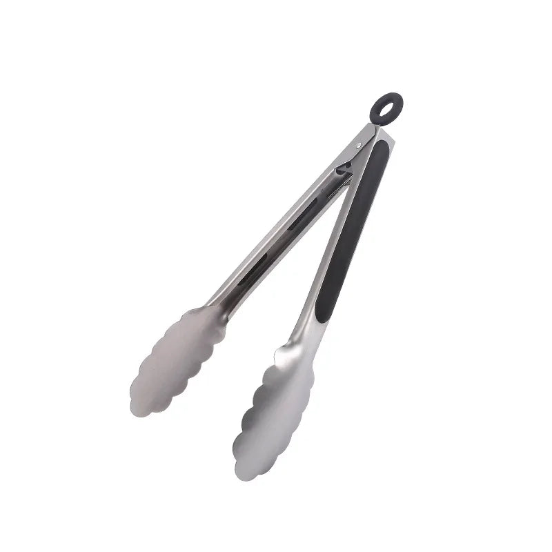 Stainless Steel BBQ Tongs – 7–16 Inch, Cooking & Grilling Tools