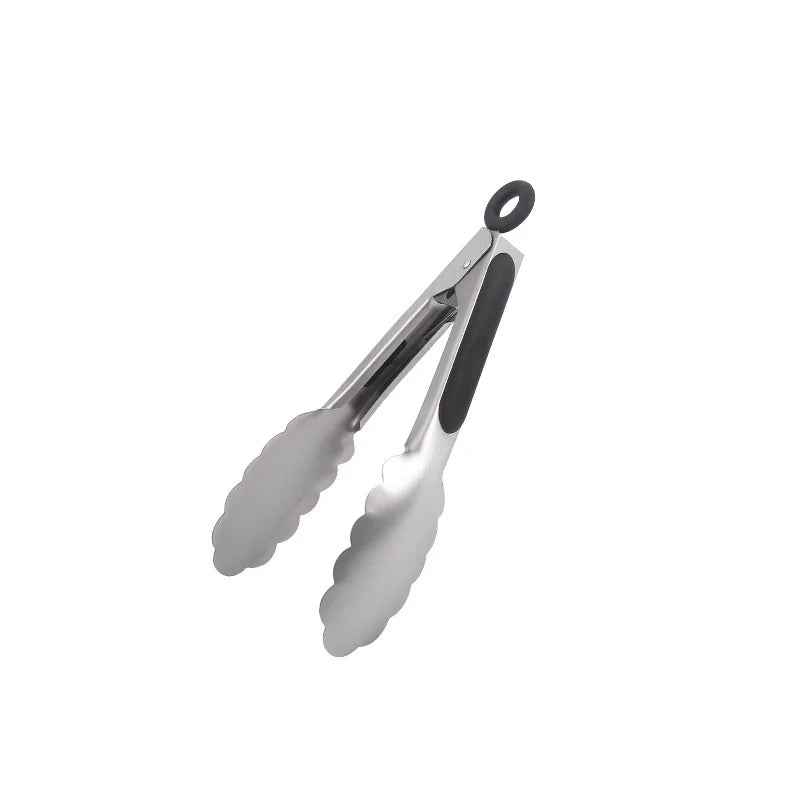 Stainless Steel BBQ Tongs – 7–16 Inch, Cooking & Grilling Tools