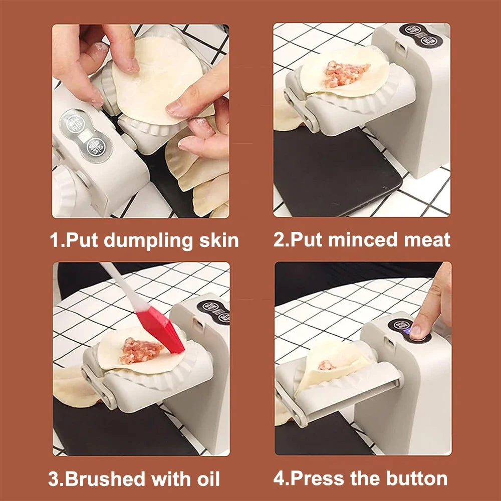Electric double-head dumpling maker.