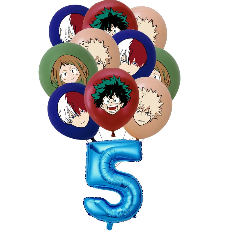 My Hero Academia Birthday Party Kit – Cake Topper & Tableware