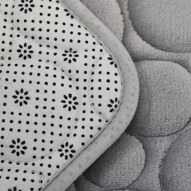 3-piece non-slip bathroom floor mat set.