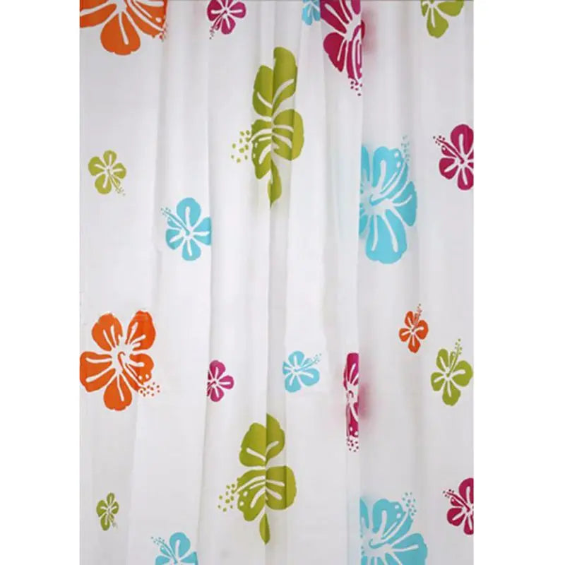 Waterproof shower curtain.