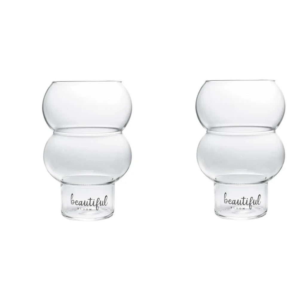 Transparent Glass Cup – Heat-Resistant, For Coffee, Yogurt, Whiskey, or Wine