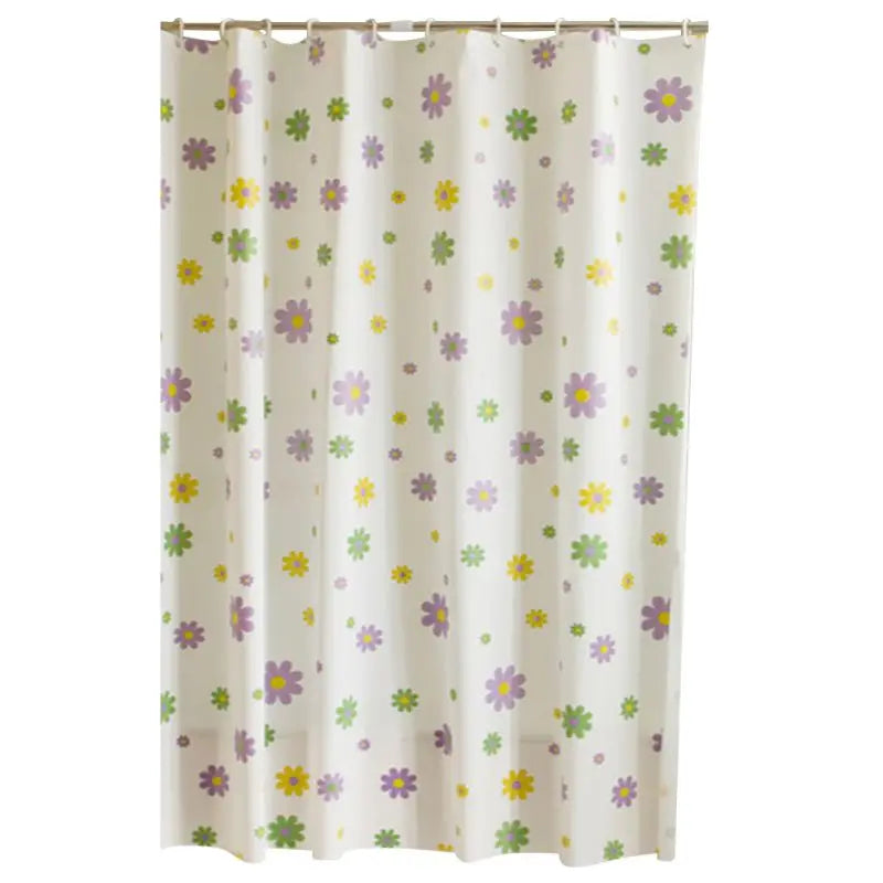 Waterproof shower curtain.