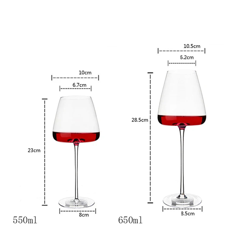 Handmade crystal goblet – perfect for wine tasting, parties, or gifts. 🍷