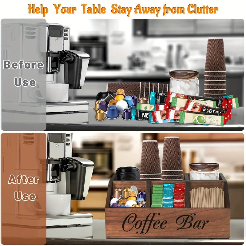 Solid Wood Storage Box Organizer