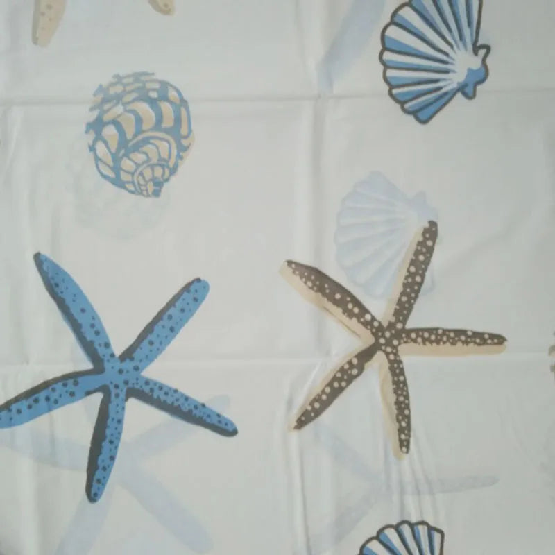 Waterproof shower curtain.
