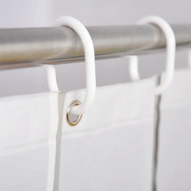 Waterproof shower curtain.