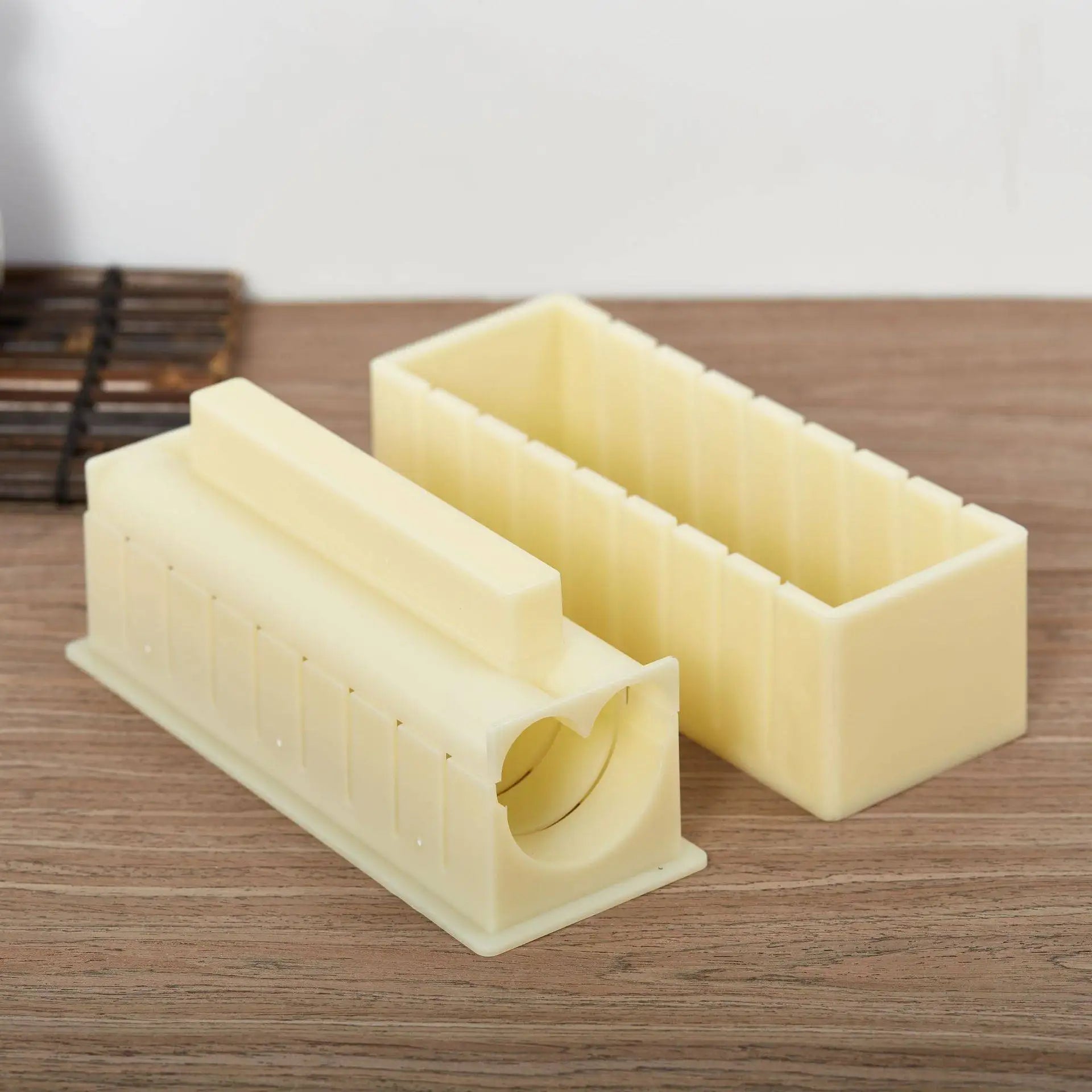 DIY Sushi Making Kit — Rice Roller with Fork & Spatula for Home Use.