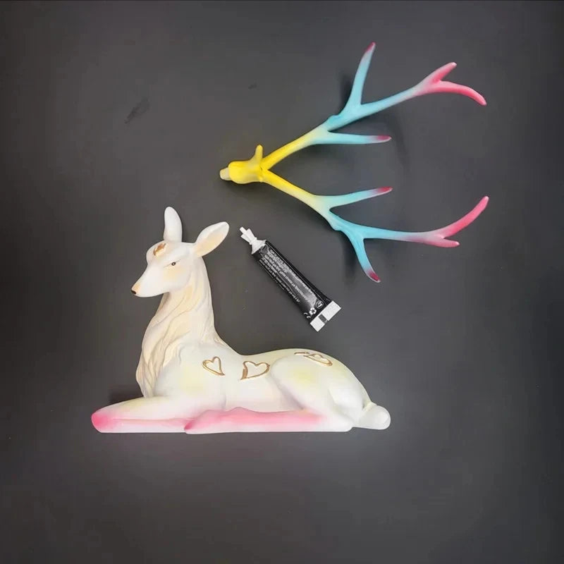 35cm Nordic Deer Resin Statue