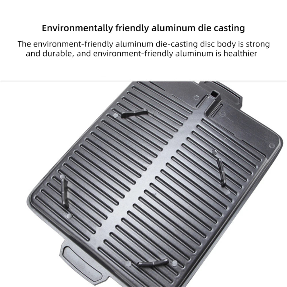 Korean BBQ Grill Pan – Non-Stick, Portable, Multifunction